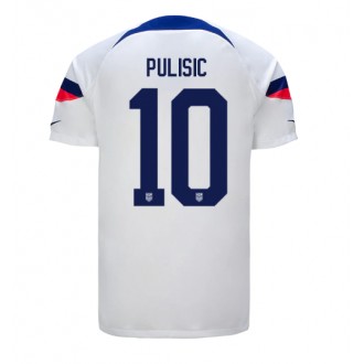 Förenta staterna Christian Pulisic #10 Hemmatröja VM 2022 Korta ärmar